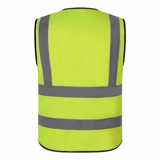Logo personnalisé et modèle gilet de chemise de vêtements de sécurité réfléchissants haute visibilité