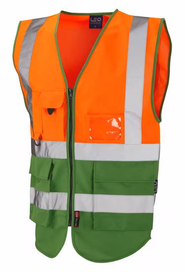 Personnaliser les vêtements de travail de protection extérieure travailleur de la construction gilet de sécurité routière réfléchissant